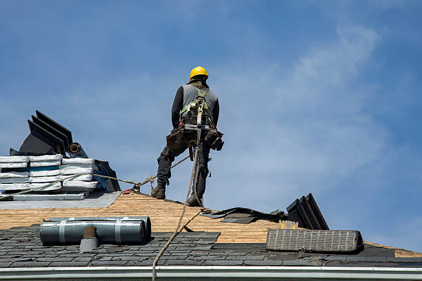 Professional Flat Roof Repair technician working in Lovejoy, GA